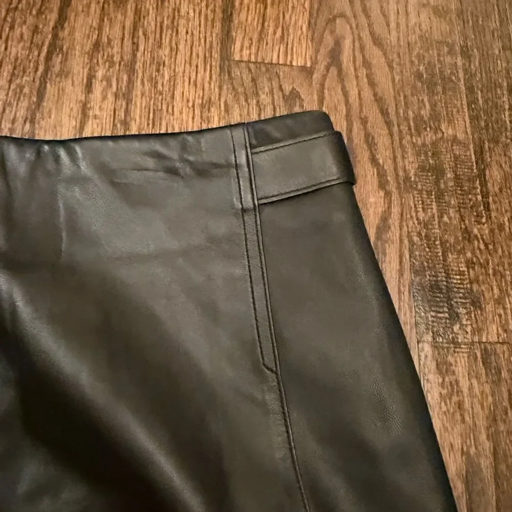Vince  leather skirt